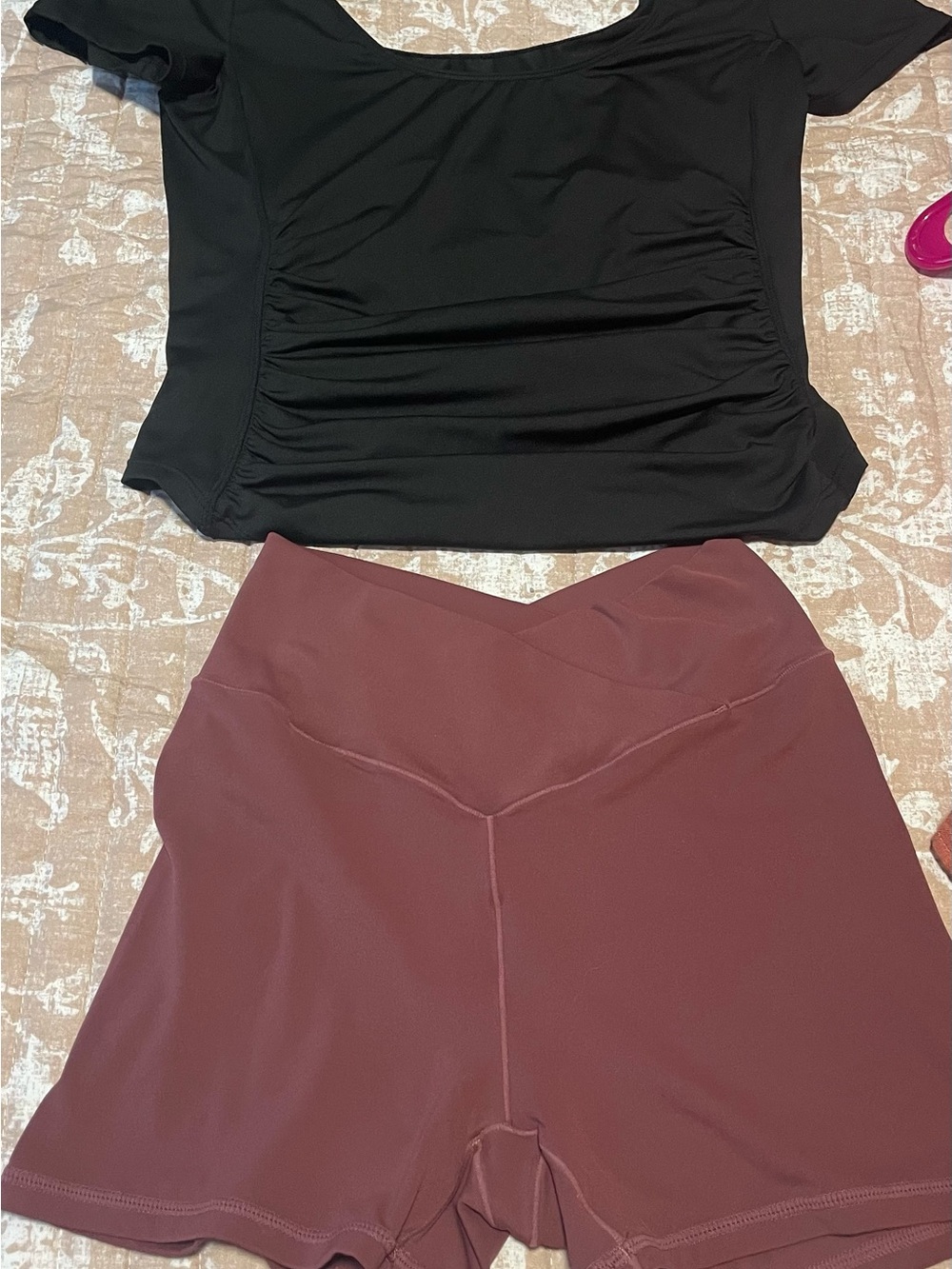 Halara shorts and shirt. XS